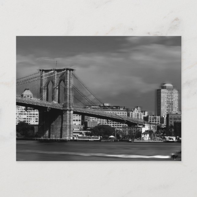 Brooklyn Bridge Postkarte (Vorderseite)