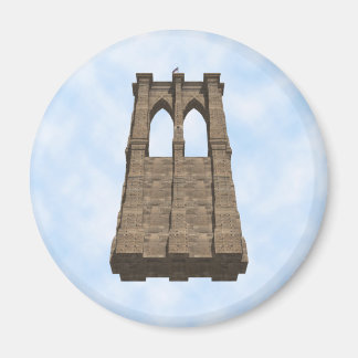 Brooklyn Bridge Säule: 3D-Modell: Magnet