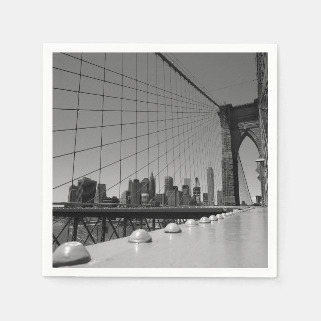 Brooklyn Bridge Serviette (Vorderseite)