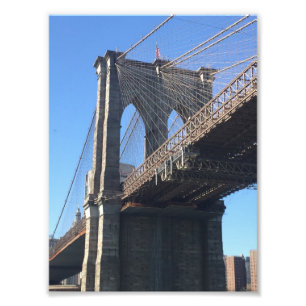 Brooklyn Bridge Sky New York City NYC Fotografy Fotodruck