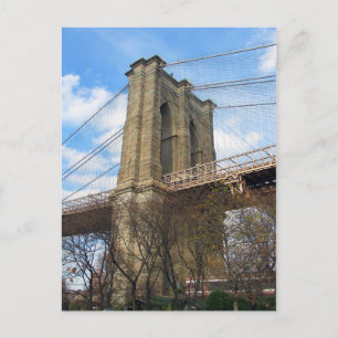 Brooklyn Bridge Tower Postcard Postkarte