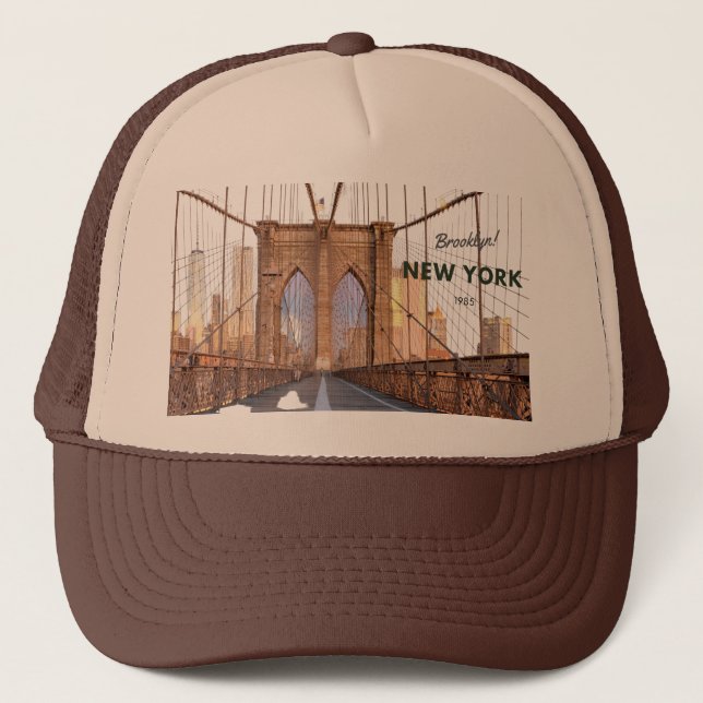 Brooklyn Bridge Truckerkappe (Vorderseite)