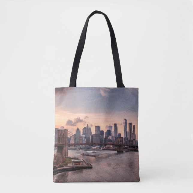 Brooklyn Bridge und Lower Manhattan (Vorderseite)