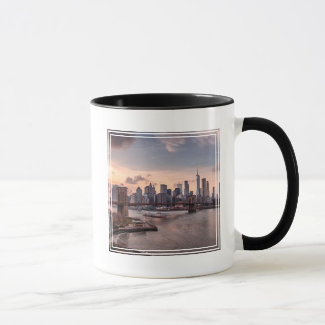 Brooklyn Bridge und Lower Manhattan Tasse (Rechts)