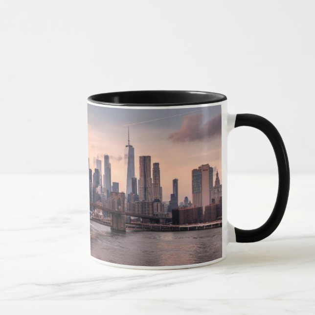Brooklyn Bridge und Lower Manhattan Tasse (Rechts)