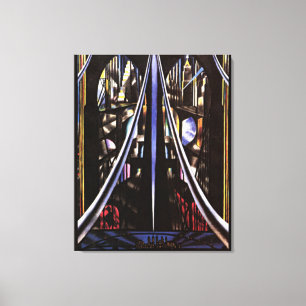 Brooklyn Bridge, Variation on a Old Theme Leinwanddruck