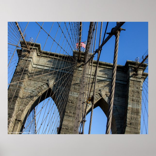 Brooklyn-Brücke 02 Poster (Vorne)