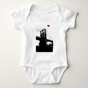 Brooklyn-Brücke Baby Strampler