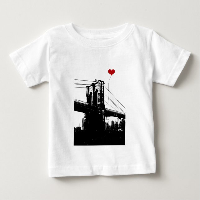 Brooklyn-Brücke Baby T-shirt (Vorderseite)
