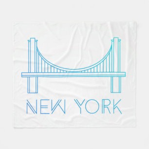 Brooklyn-Brücke   New York City Fleecedecke