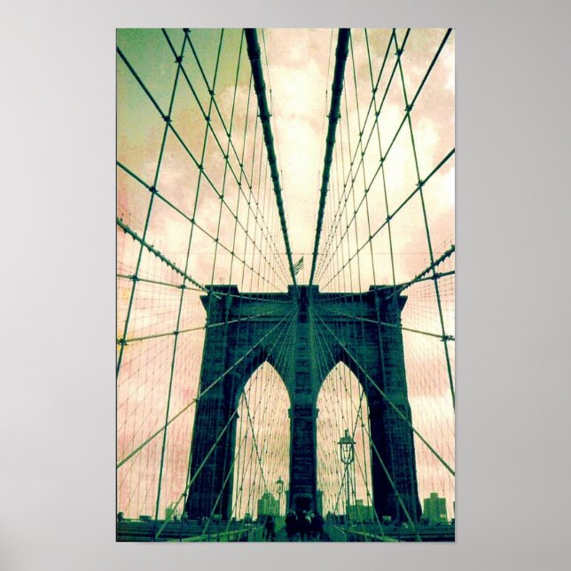 Brooklyn-Brücke Poster (Vorne)