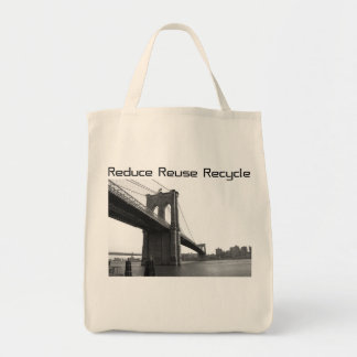 Brooklyn-Brücke recyceln Tragetasche