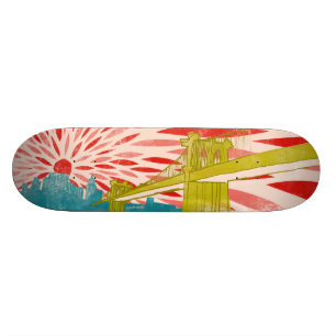 Brooklyn-Brücke Skateboard