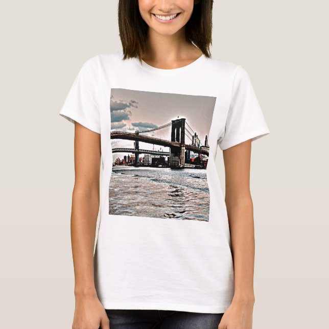 Brooklyn-Brücke T-Shirt (Vorderseite)