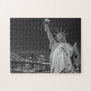 Brooklyn-Brücke und das Freiheitsstatue Puzzle