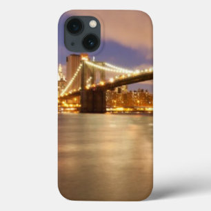 Brooklyn-Brücke und Manhattan nachts Case-Mate iPhone Hülle