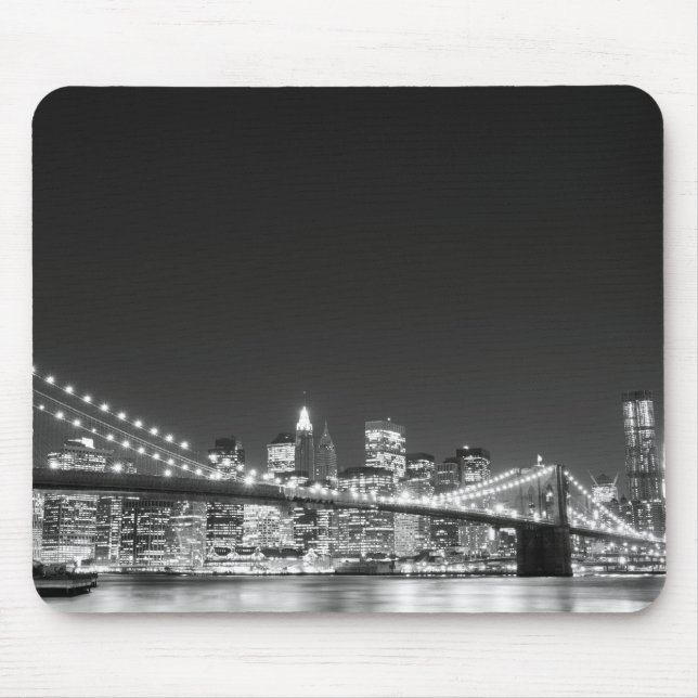 Brooklyn-Brücke und Manhattan-Skyline Mousepad (Vorne)