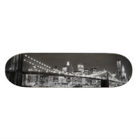Brooklyn-Brücke und Manhattan-Skyline