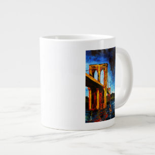 Brooklyn-Brücke zu Utopie 2009 Jumbo-Tasse