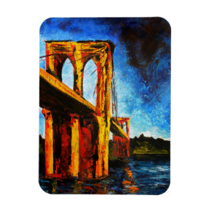 Brooklyn-Brücke zu Utopie 2009 Magnet
