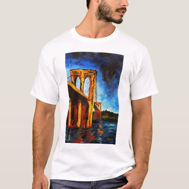 Brooklyn-Brücke zu Utopie 2009 T-Shirt (Vorderseite)