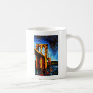 Brooklyn-Brücke zu Utopie 2009 Tasse
