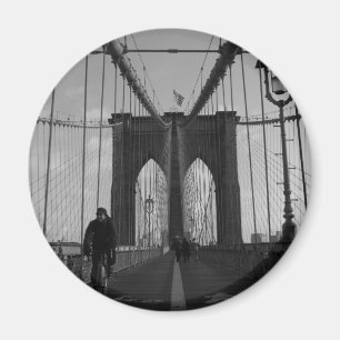 Brooklyn-Brücken-Foto Magnet