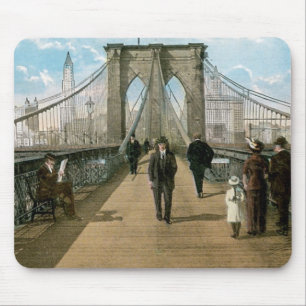 Brooklyn-Brücken-Promenade, New York City Mousepad