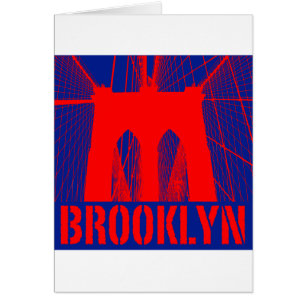 Brooklyn-Brücken-Silhouette