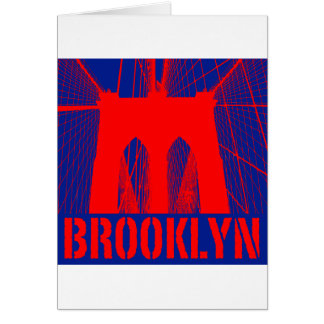 Brooklyn-Brücken-Silhouette