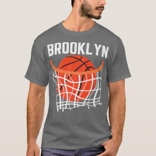 Brooklyn City new york Basketball net Grafik Split T-Shirt