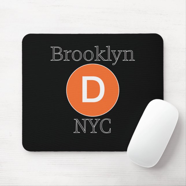 Brooklyn D Zug Mousepad (Mit Mouse)