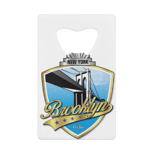 Brooklyn Design Gold Geldbeutel Flaschenöffner