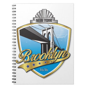Brooklyn Design Gold Notizblock