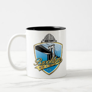 Brooklyn Design Gold Zweifarben-Kaffeetasse Zweifarbige Tasse