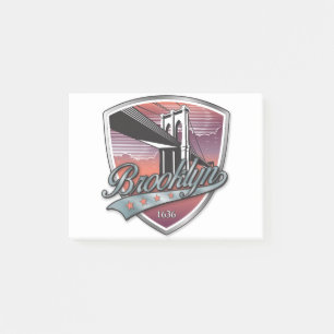 Brooklyn Design Silber Metallic Post-it Klebezettel