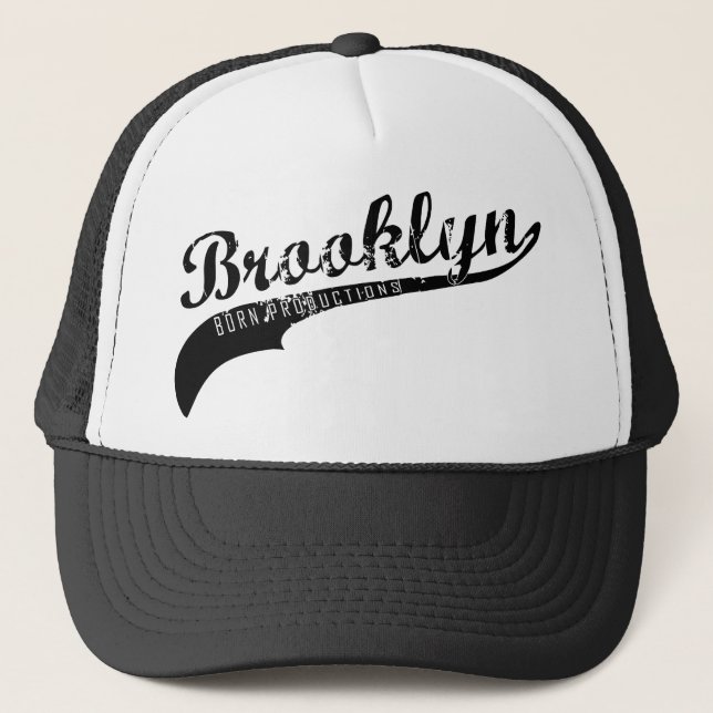 Brooklyn-Fernlastfahrer Hut Truckerkappe (Vorderseite)