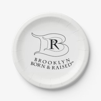 BROOKLYN GEBOREN- UND RAISED LOGO-TELLER PAPPTELLER