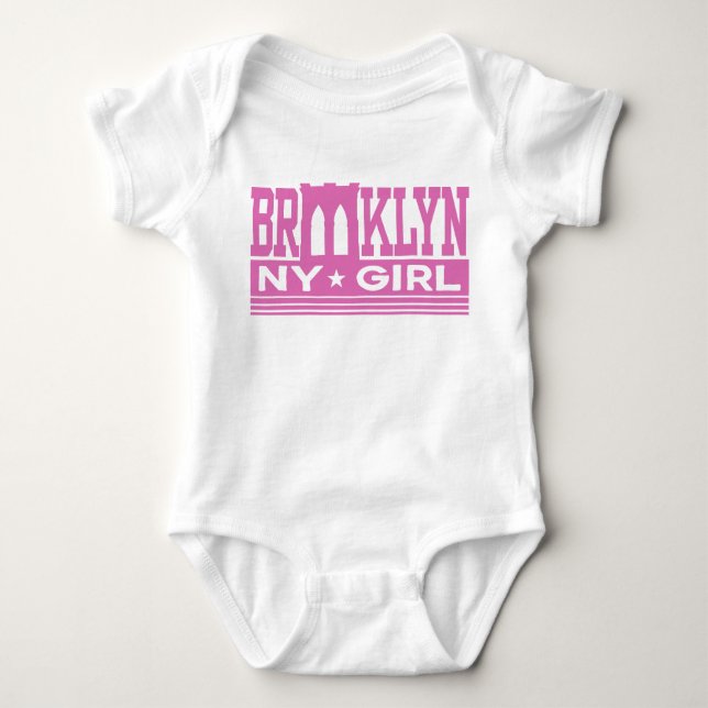 Brooklyn Girl Baby T - Shirt (Vorderseite)