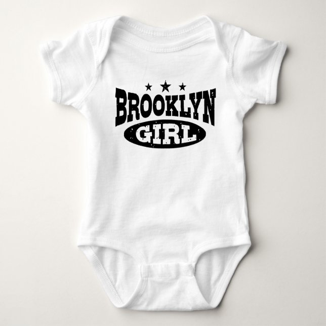 Brooklyn Girl Baby T - Shirt (Vorderseite)