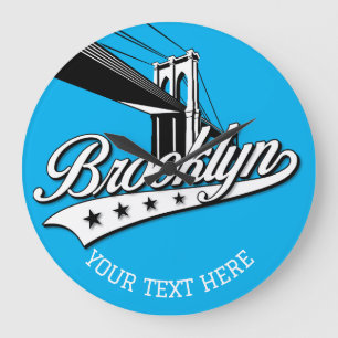 Brooklyn Gold Swoosh Designvorlage Uhr