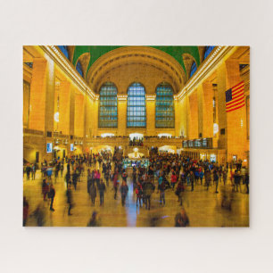 Brooklyn Grand Central Station.Christmas Grüße Puzzle