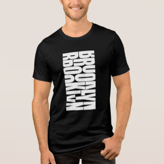 Brooklyn-Herren-Kurzarm Tri-Blend Shirt