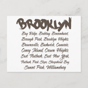 Brooklyn Hoods Postkarte