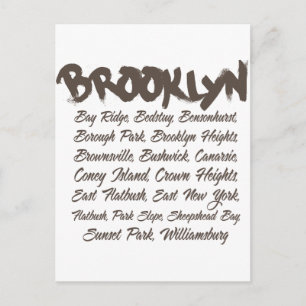 Brooklyn Hoods Postkarte