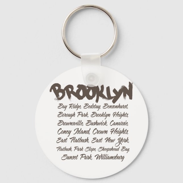Brooklyn Hoods Schlüsselanhänger (Vorderseite)