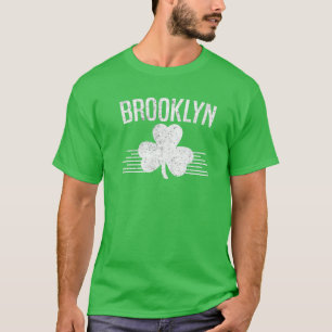 Brooklyn Irish St Patricks Day Kleeblatt Lucky Bro T-Shirt
