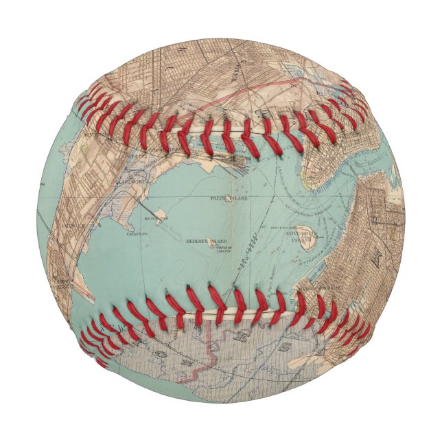 Brooklyn, Jersey City und Hoboken Baseball (Vorderseite)