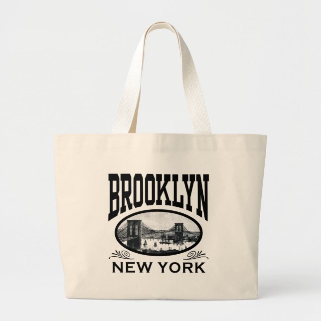 Brooklyn Jumbo Stoffbeutel (Vorne)