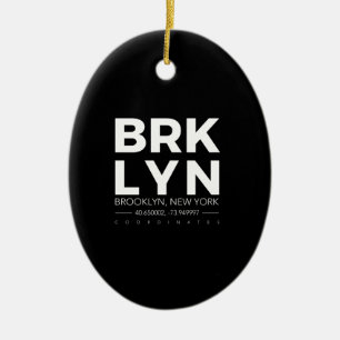 Brooklyn Keramik Ornament